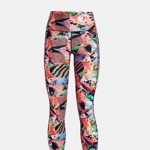 NWT Women's HeatGear® No-Slip Waistband Ankle Leggings